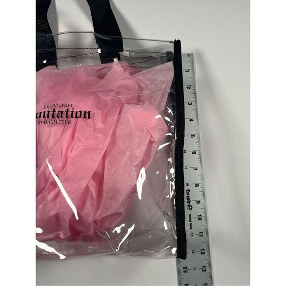 Taylor Swift Reputation Stadium Tour Clear Tote Bag Authentic Official Merch - Picture 13 of 15